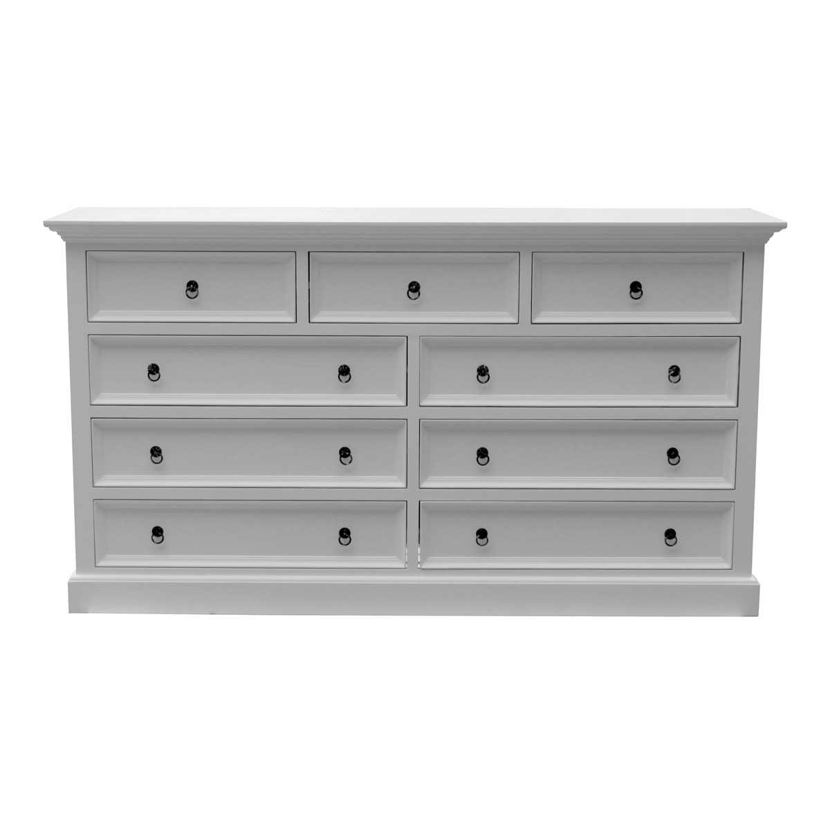 White 7-Drawer Dresser